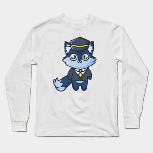 cute wolf cop Long Sleeve T-Shirt